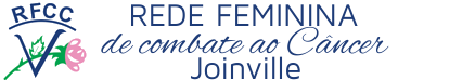 Logo Rede Feminina de combate ao cancer Joinville